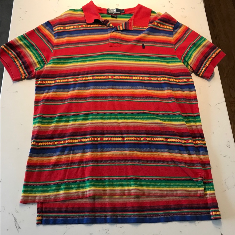 Polo by Ralph Lauren short sleeve shirt red XL